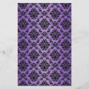 Baroque Clair violet victorien papier à scandale v