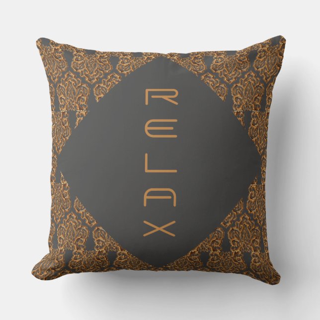 Baroque Damask - Coussin (Recto)
