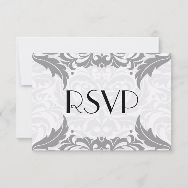 Baroque victorien Gris Flourdissant Rsvp (Devant)