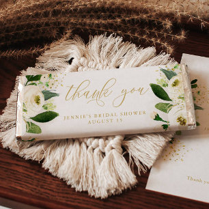 Barre à bonbons blanche en Merci Floral Favoriser