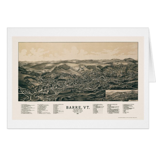 Barre, carte panoramique de VT - 1891 (Devant horizontal)