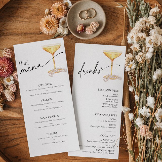 Barre de Brunch Neutre Neutre Perles et Prosecco (Créateur téléchargé)