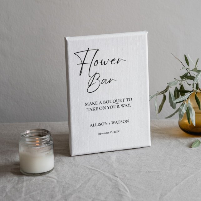 Barre de fleurs minimaliste signe fleur de douche  (Créateur téléchargé)