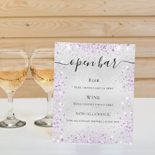 Barre de scripts de parties scintillant violet arg
