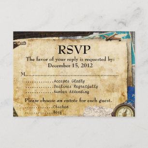 Barre de voyage vintage/Bat mitzvah RSVP