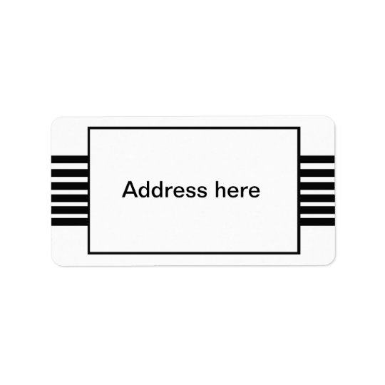 barre des étiquettes de adresse