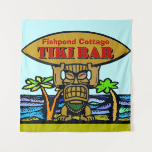 Barre Hawaiian Tiki, ajouter du texte, Tapisserie