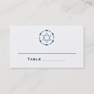 Barre Mitzvah Cartes de siège Cartes de table Cart