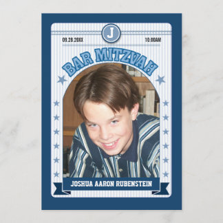Barre Mitzvah de carte de collection de sports