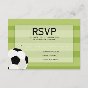 Barre orientée Mitzvah RSVP de terrain de football