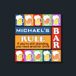 BARRE Pop Art PERSONNALISÉ NOM toile imprimé<br><div class="desc">Remplacez le champ de texte par ce que vous voulez. Vous pouvez également modifier la police, sa taille et sa couleur en utilisant la fonction "Customiser", ainsi que d'ajouter des champs de texte si vous le souhaitez. Voir mon magasin pour plus d'articles avec ce design.</div>