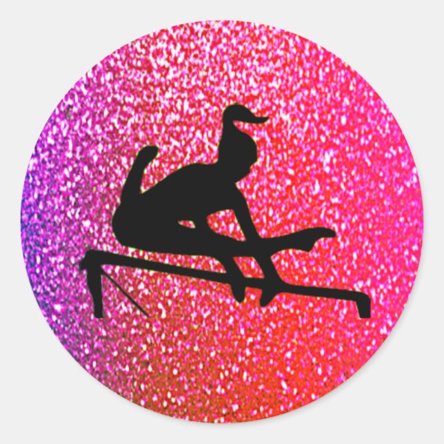 Barres asymétriques de gymnastique autocollants sc (Devant)