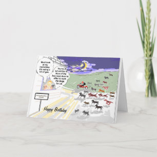 Barres de chien Kennels amusant carte d'anniversai