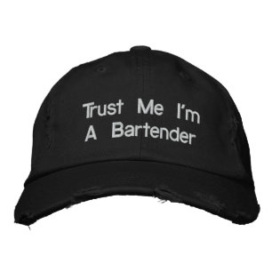 Bartender Casquettes - Faites-moi confiance Je sui