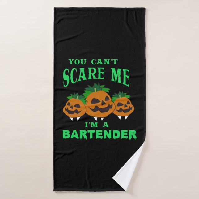 Bartender Halloween (Serviette de bain)