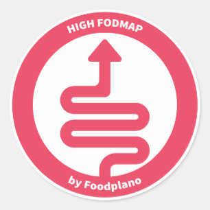 Bas autocollant de régime de FODMAP pour de haute