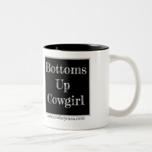 Bas vers le haut de la cow-girl Mug