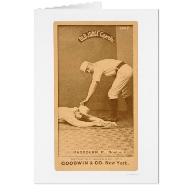 Base-ball 1887 de Hoss Radbourn (Devant)