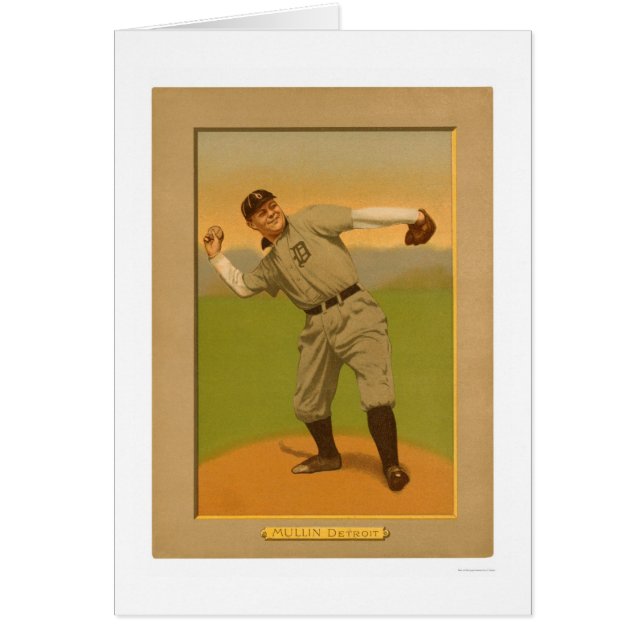 Base-ball 1911 de tigres de George Mullin (Devant)