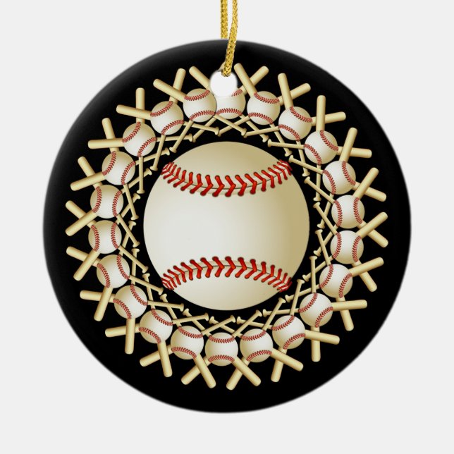BASE-BALL ET ORNEMENT DE BATTES (Devant)