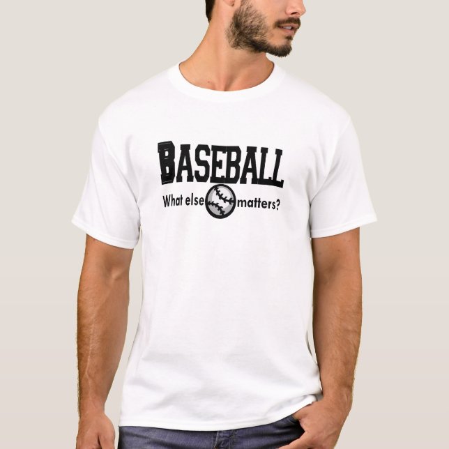 Base-ball, quoi encore importe T-shirts et cadeaux (Devant)