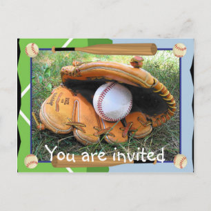 Base-ball vous êtes les cartes postales invitées