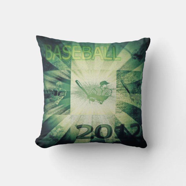 Baseball 2012 - Coussin vintage (Recto)