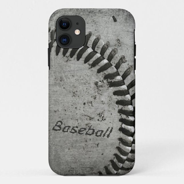 Baseball à peine coque pour iphone (Dos)