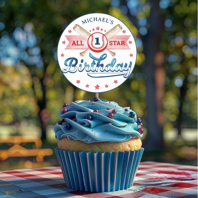 Baseball Anniversaire Fête Favoriser Sticker (Baseball Birthday Themed Favor Sticker)