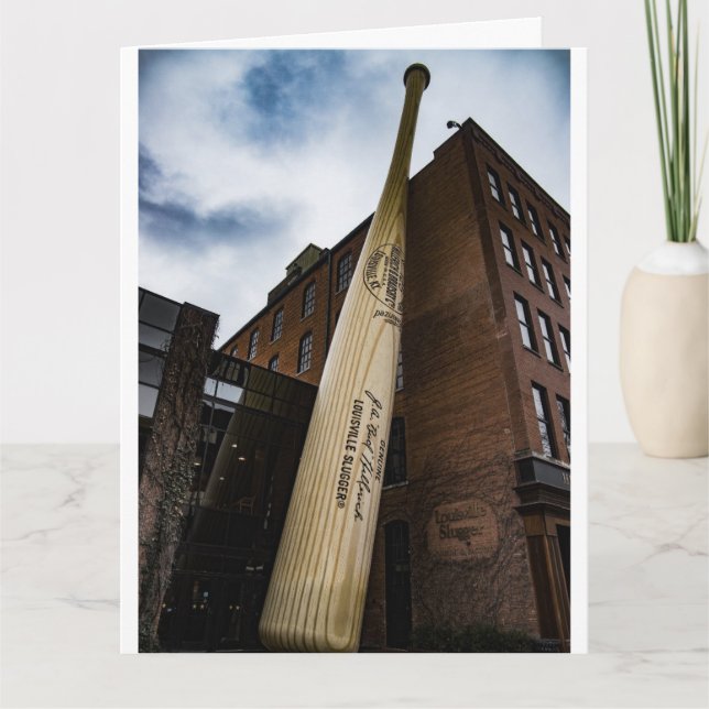 BASEBALL ANNIVERSAIRE LOUSIVILLE CARTE DE SALUT (Devant)