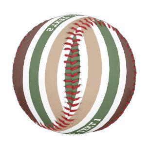 Baseball Balle de base-ball sur mesure Motif