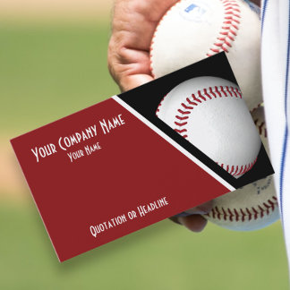 Baseball carte de visite