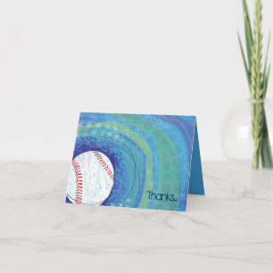 BASEBALL CRAZE Bar Bat Carte de remerciements