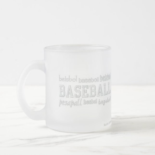 Baseball dans n'importe quelle langue Mug (Gauche)