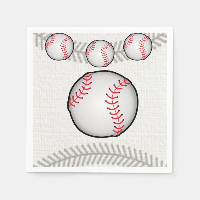 Baseball de serviettes en papier (Devant)