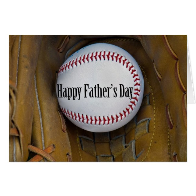 baseball en gant de sport pour papa (Devant horizontal)