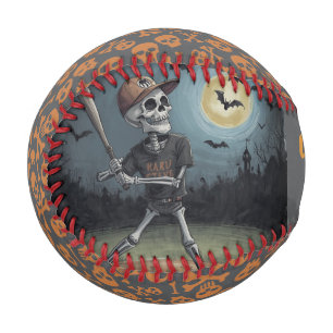 Baseball Halloween, squelette, Ligue de balle de t