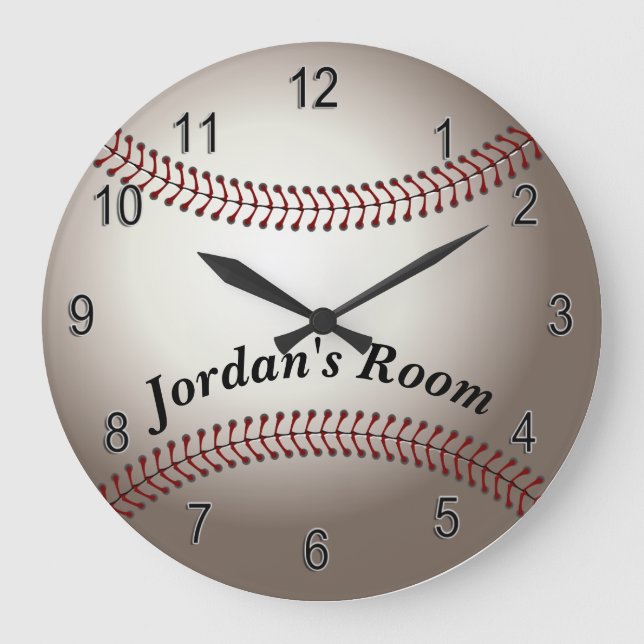 Baseball Horloge Enfants (Recto)