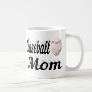 Baseball maman demi-texte Café Mug
