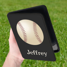 Baseball, Noir, Nom Personnalisé