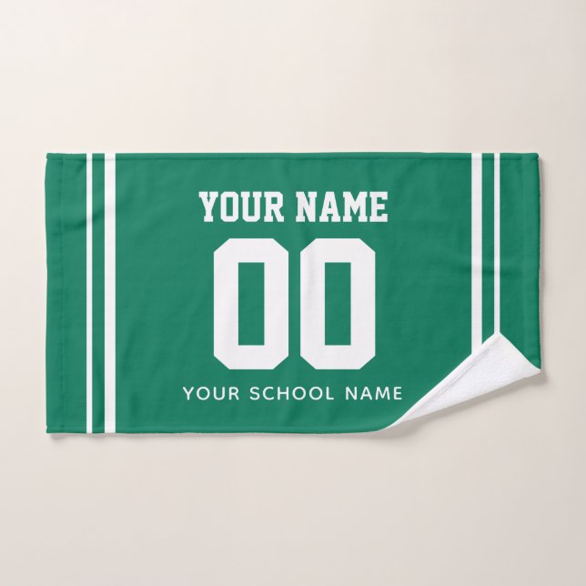 Baseball Nom personnalisé et numéro de maillot, Ca (Serviette à main)
