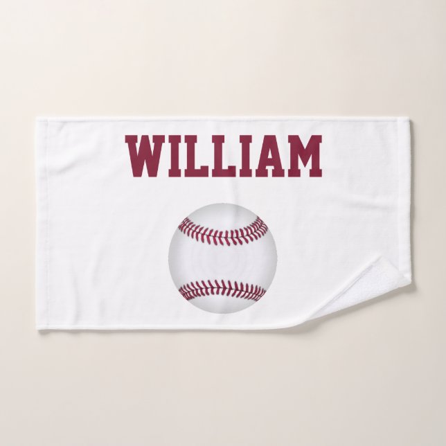 Baseball Personnalisé Sport Serviette (Serviette à main)