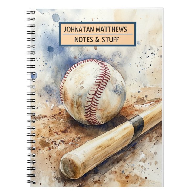 Baseball retour sports scolaires Carnet photo (Devant)