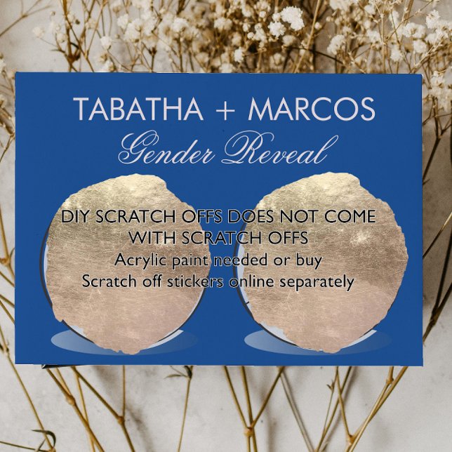 Baseball Sexe Révéler do-it-yourself Cartes de Scr (Créateur téléchargé)