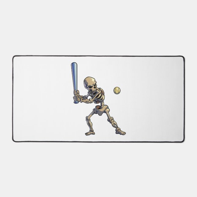Baseball Skeleton Halloween Hommes garçons Basebal (Recto)