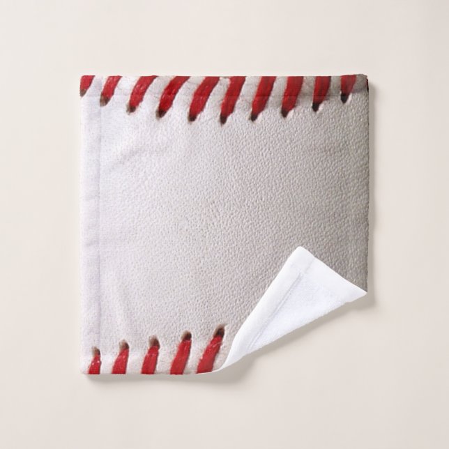 Baseball Softball Graphisme Brodé - Art Sportif (Gant de toilette)