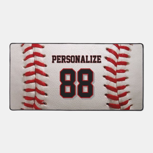 Baseball Softball Nom et Numéro Personnalisés (Recto)