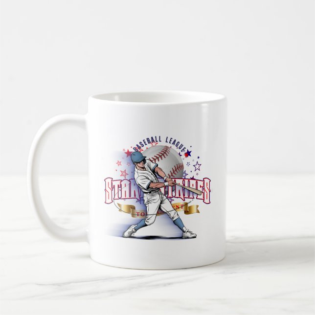 Baseball Stars & Stripes | Tasse Classique #11 (Gauche)
