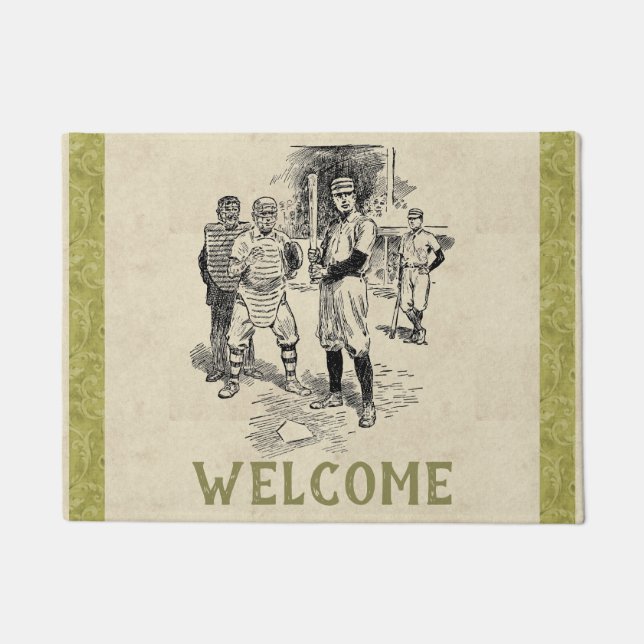 Baseball : Tapis de porte des joueurs (Devant)