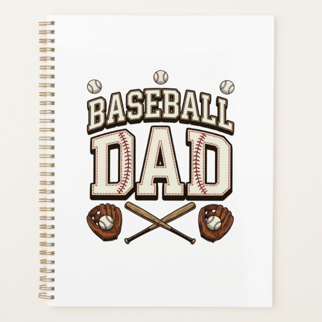 Baseball Vintage Papa Fête des Pères (Devant)